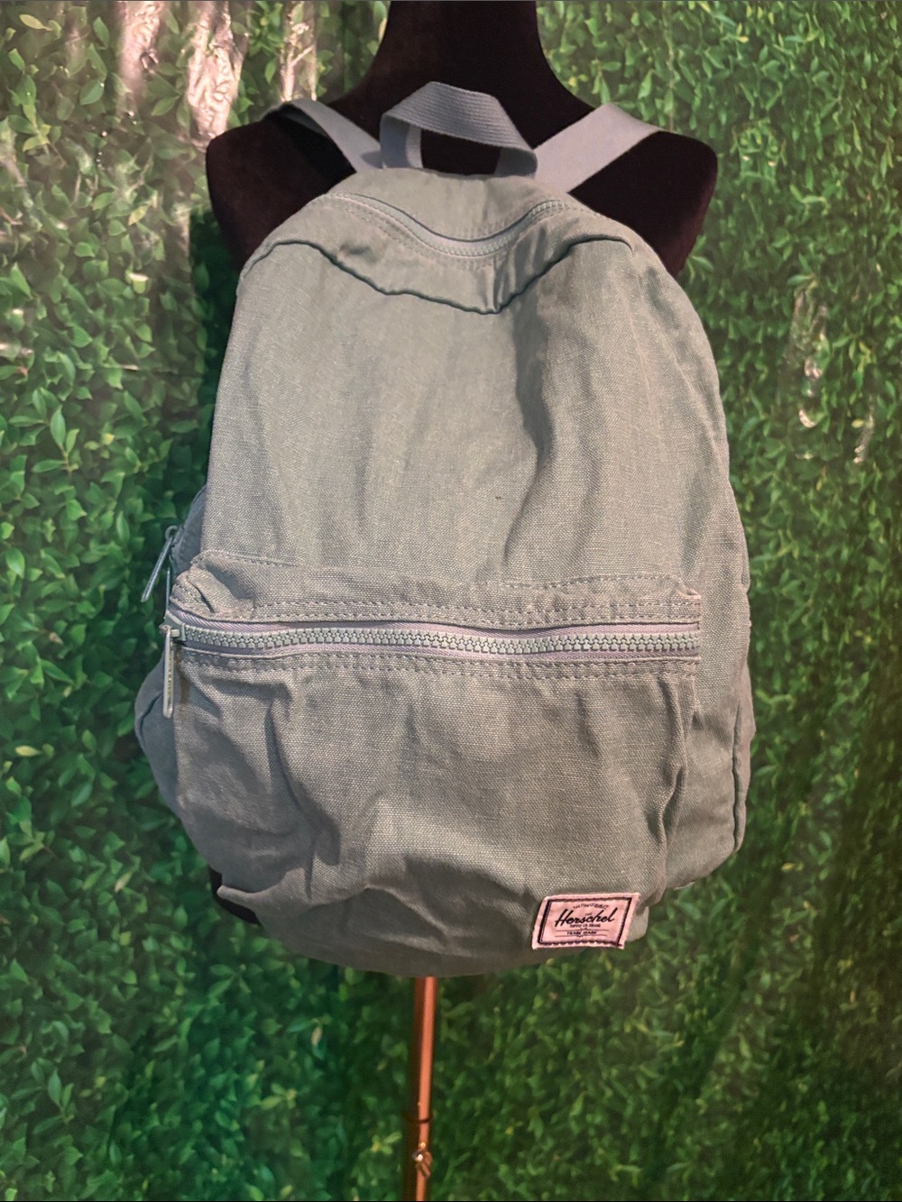 Herschel Supply Company Sage Green Canvas Backpack